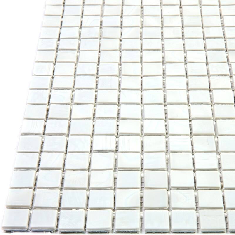 Apollo tile 12" x 12" Skosh Glossy Dolphine Gray Glass Tile (18.69 sq ft/case) - 20 Pack