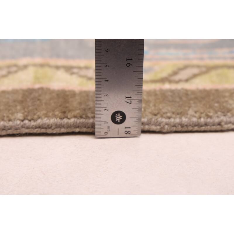 ECARPETGALLERY Hand-knotted Modern Oushak Brown Wool Rug - 7'11 x 9'11