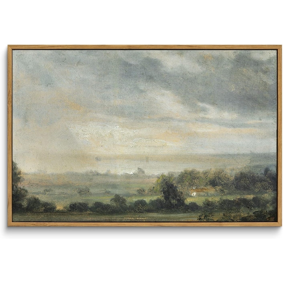 Wall Art Home Decor, Wild Field under Sky - Overstock - 42993408
