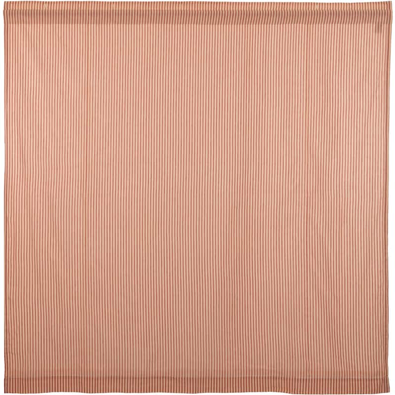 Sawyer Mill Red Ticking Stripe Shower Curtain 72x72