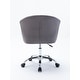 preview thumbnail 9 of 8, Modern Swivel Office Chair with Casters, Adjustable Lift Height, Grey