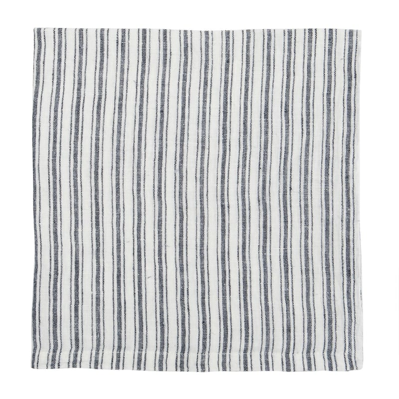 Caravan Boat Stripe Linen Napkins - Set of 4
