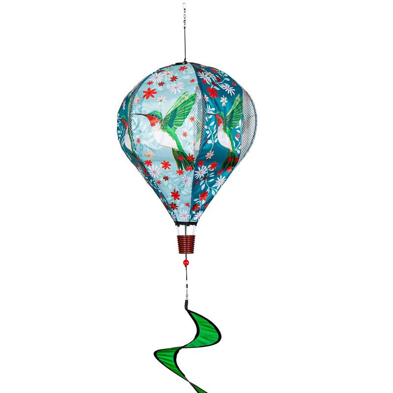 55" Hummingbird Welcome Balloon Spinner