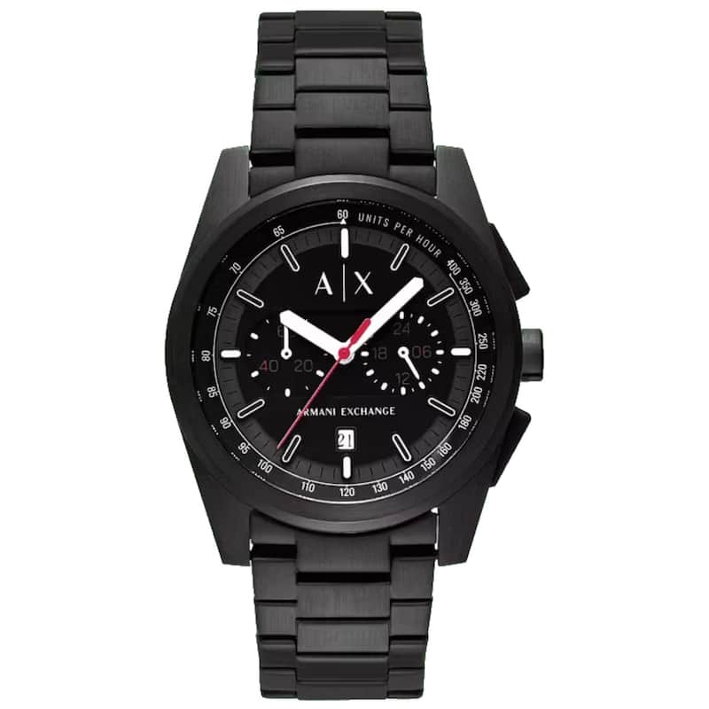 Armani Exchange Men's Parker Black Dial Watch - AX2864 - 6 (36)