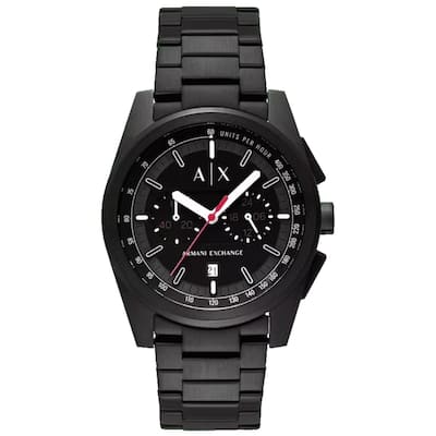Armani Exchange Men's Parker Black Dial Watch - AX2864 - 6 (36)