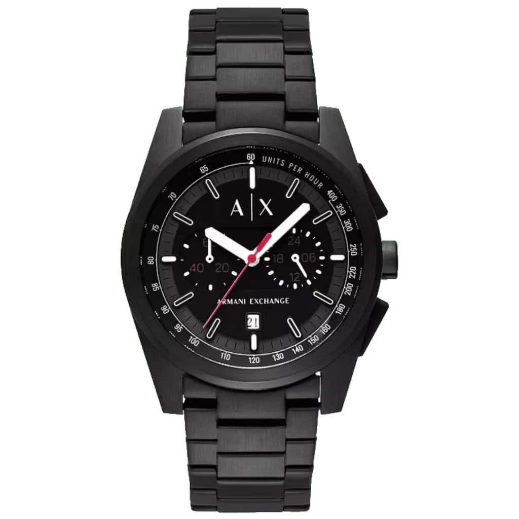 Armani Exchange Men's Parker Black Dial Watch - AX2864 - 6 (36)