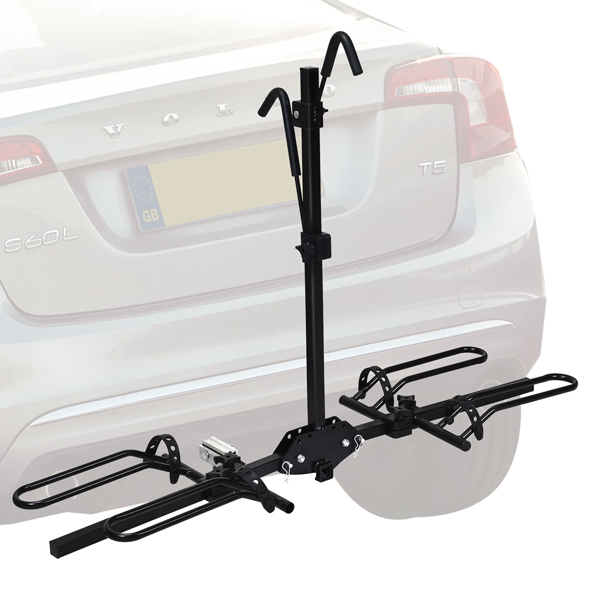 Costway 2 Bike Carrier Platform Hitch Rack Bicycle Rider Mount