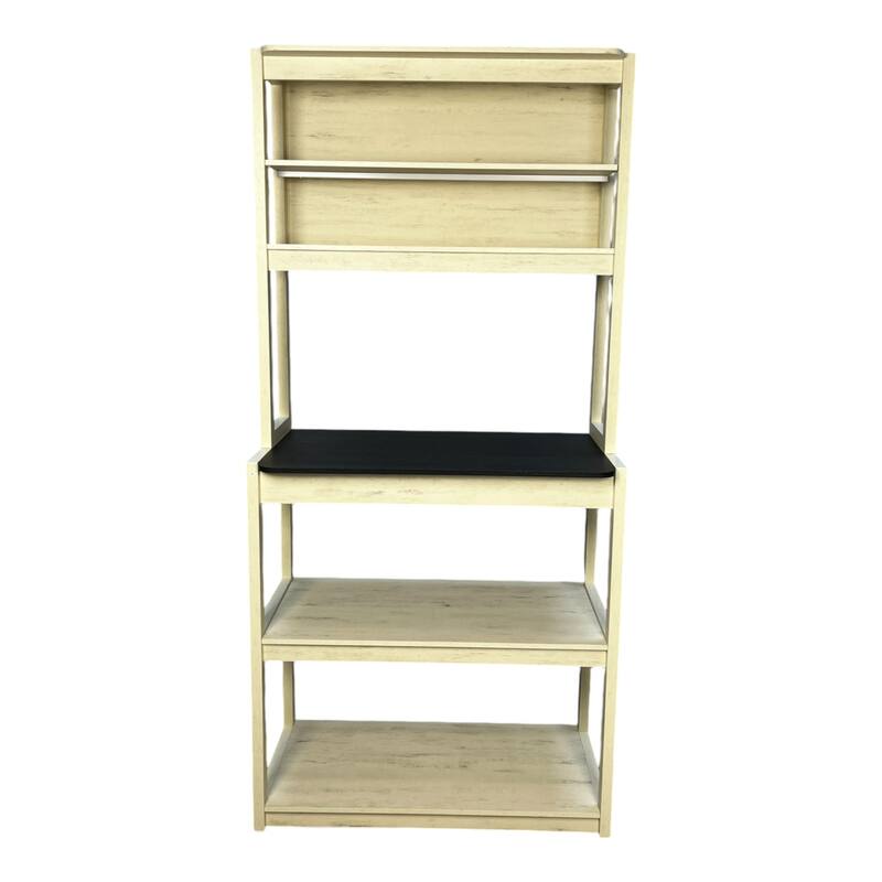 31.5" 5-Tier Bakers Rack for Kitchen with Storage, Coffee Bar, Kitchen Shelves, Microwave Stand