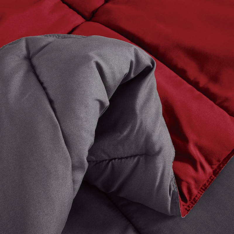 My World Solid Reversible 3-piece Comforter Set