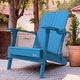 preview thumbnail 15 of 22, Patio HDPE Board Folding Adirondack Chair With Cup Holder