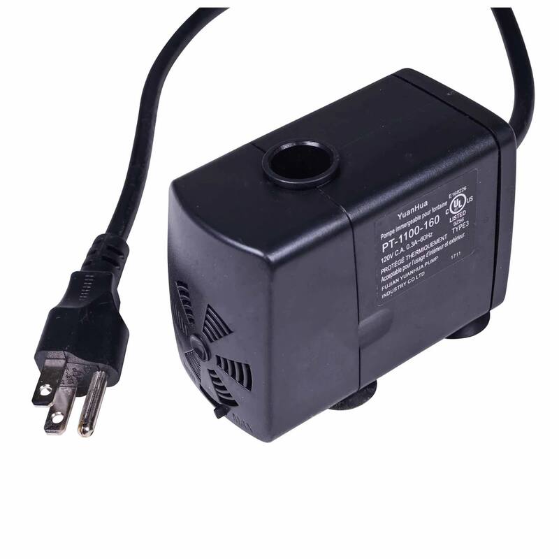 Multi Level Cascading Tri Stacked Cups Fountain - 42"