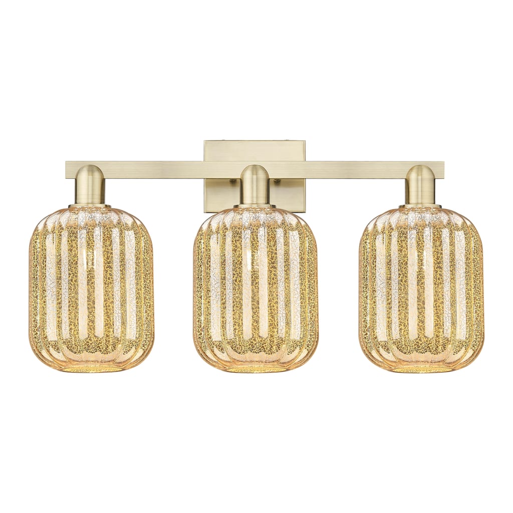 Innovations Lighting Downtown Urban - Preston - 3 Light 26" Jar Shade Bath Vanity Light