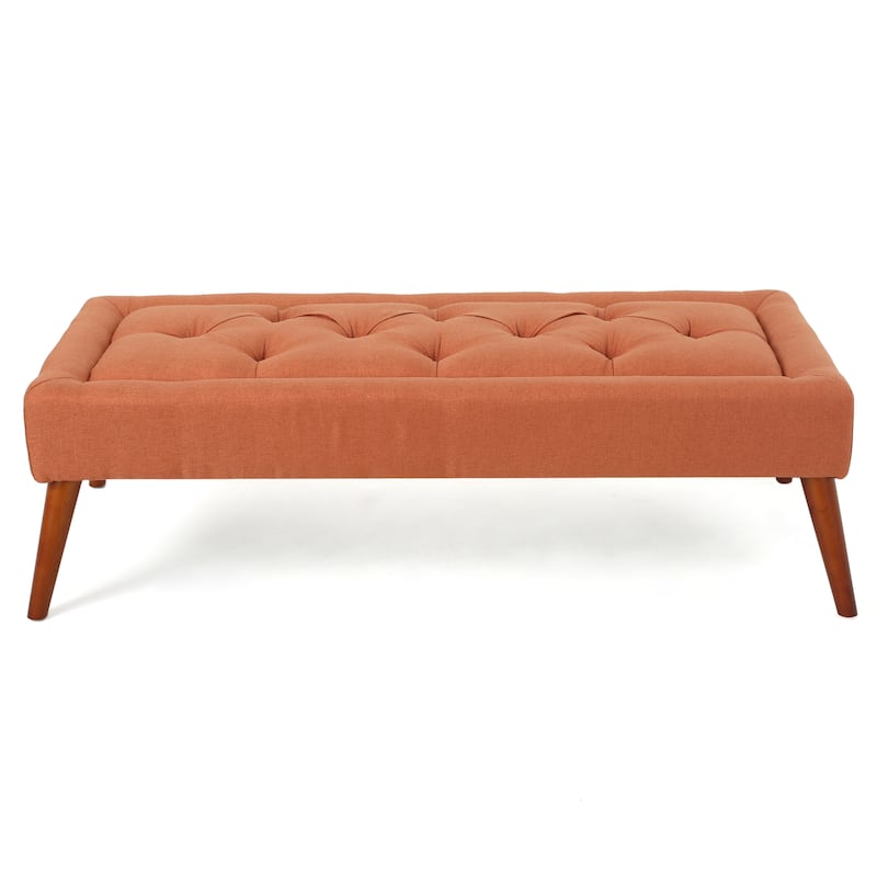 Tufted Top Ottoman Cushioned Seats, Solid Construction, Easy to assemble