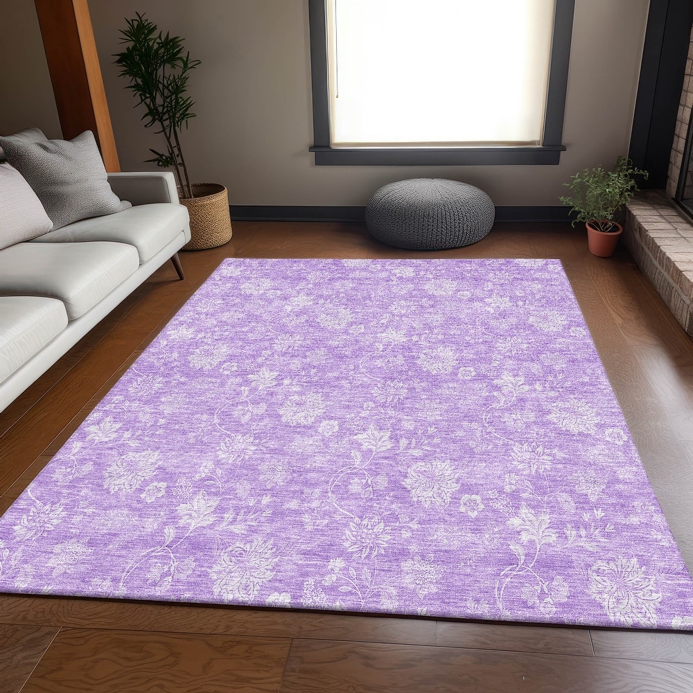 Premium Washable Super Soft Floral Garden Mayfield Rug