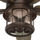 preview thumbnail 9 of 26, Hunter 52" Coral Bay Outdoor Ceiling Fan with Light