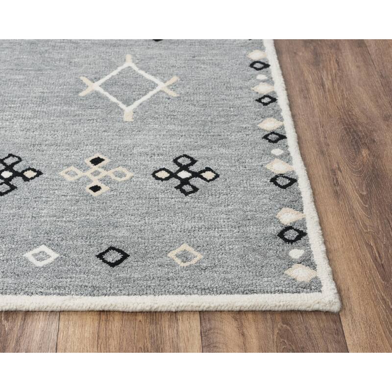 Alora Decor Catawba Southwest Geometric Diamond Rug