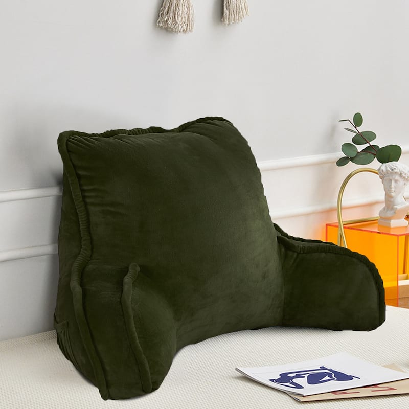 Super soft Lounger Need Assembly Bedrest Reading Pillow - Avocado