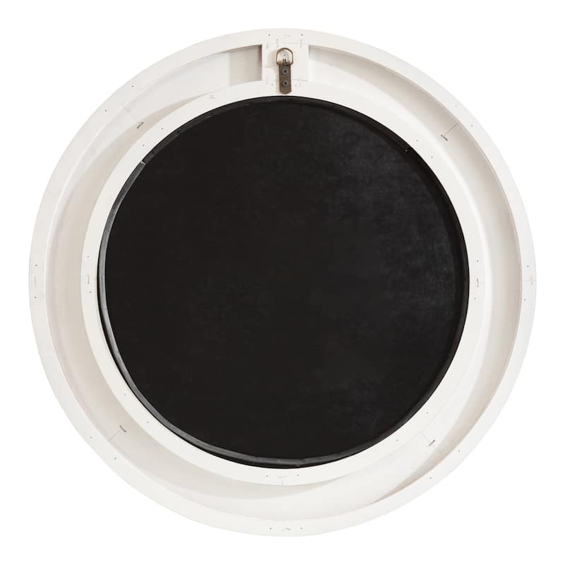 Kate and Laurel Engrahm Framed Mirror - 26" Diameter