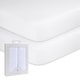 preview thumbnail 7 of 47, Ely's & Co. Baby Fitted Crib Sheet Set - 2 Pack - 28" x 52" Solid White