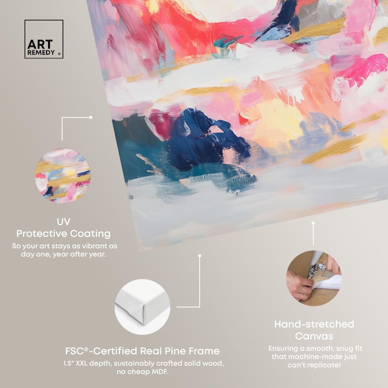 Balipink III Canvas by Art Remedy, Gallery Wrapped