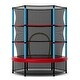 preview thumbnail 10 of 8, Gymax 55'' Mini Trampoline for Kids w/ Safety Enclosure Net & Seamless