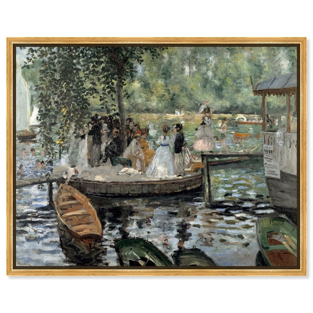 La Grenouillere 1869 Canvas by Art Remedy
