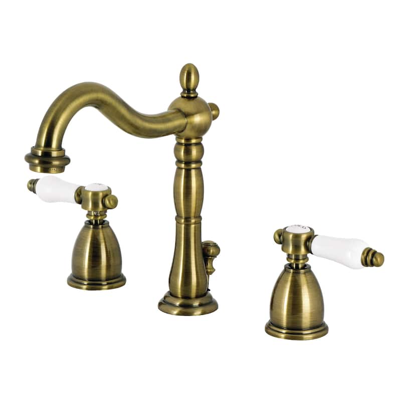 Kingston Brass KB197.BPL Bel-Air 1.2 GPM Widespread Bathroom Faucet - Antique Brass