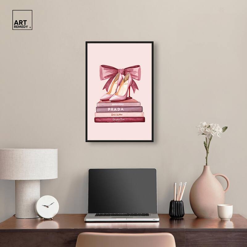 Stack of Fashion Canvas by Art Remedy