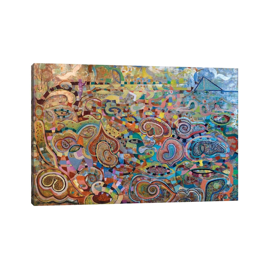 iCanvas "On The Seashore" by Alise Loebelsohn Canvas Print