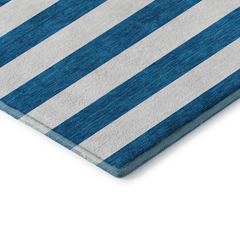 Premium Washable Super Soft Cabana Stripe Mayfield Rug