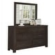 preview thumbnail 2 of 3, Highlands 7 Drawer Dresser with Mirror, Espresso