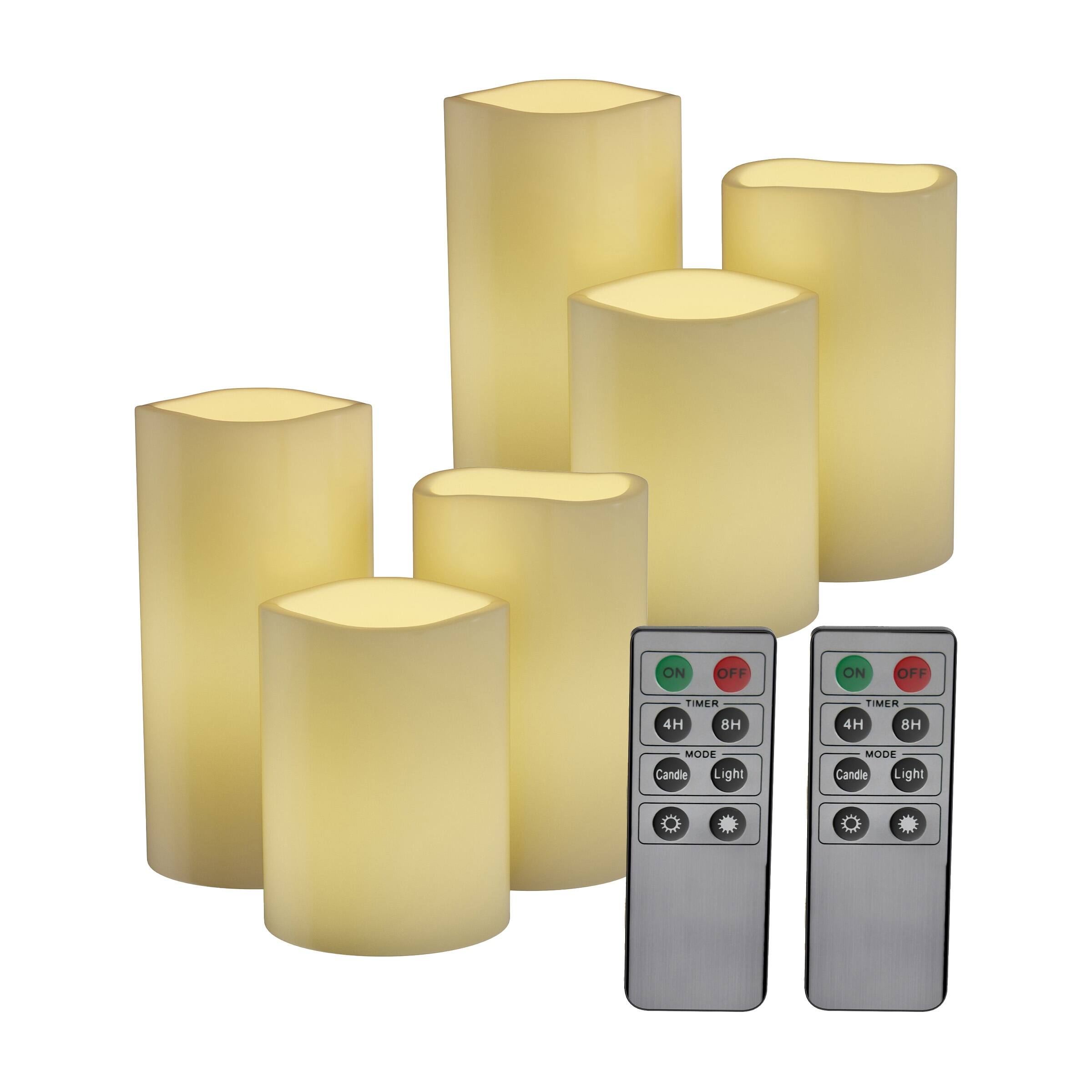 Lavish Home 6Pack Flameless Candles with Remote Bed Bath & Beyond