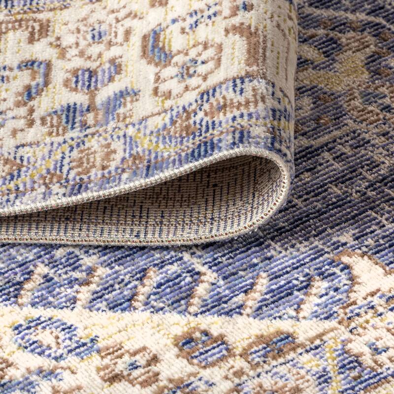 JONATHAN Y Petras Modern Tribal Medallion Area Rug