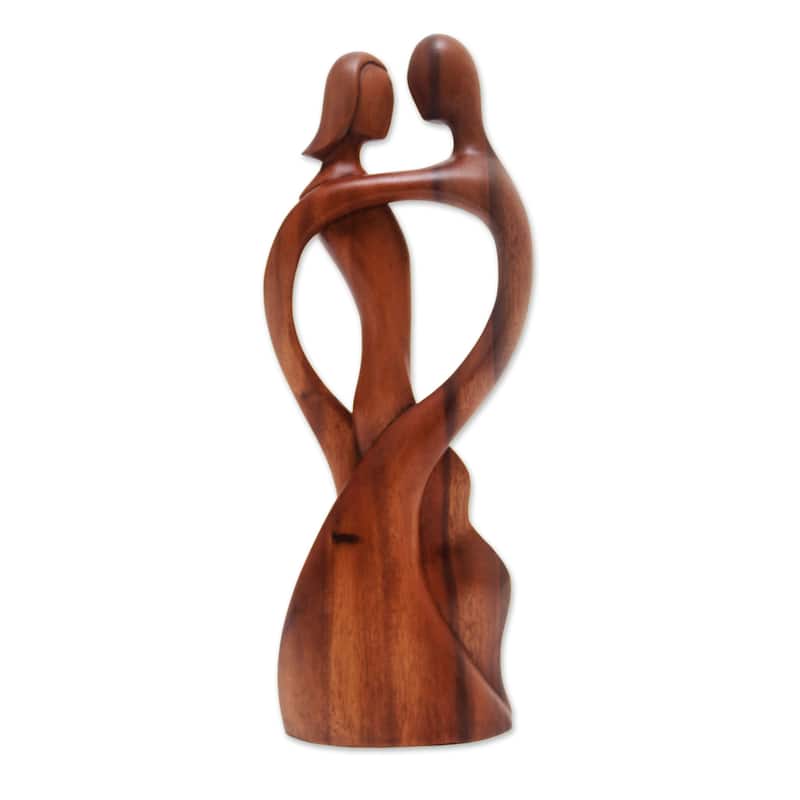 Novica Handmade Shadow Dance Wood Sculpture