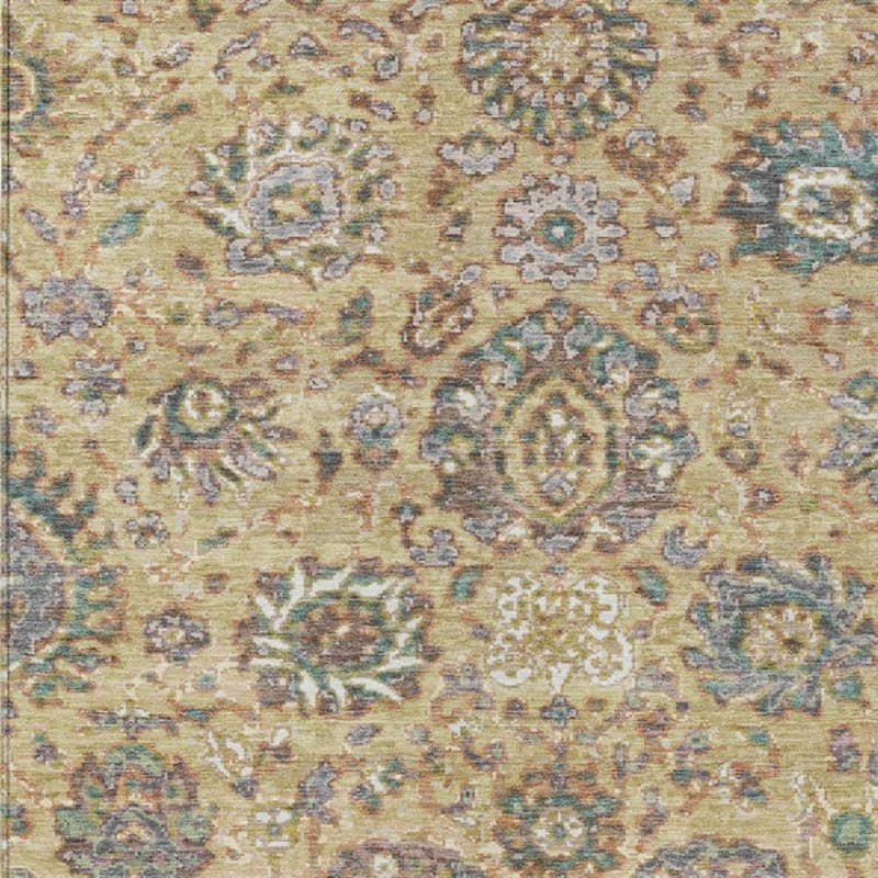 HomeRoots Floral Traditional Rectangle Outdoor Rug