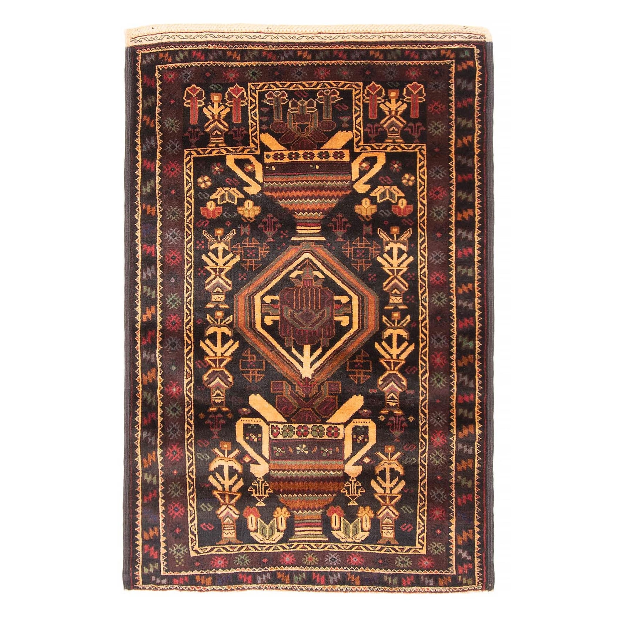 Teimani Taupe Rug 2'9" x 4'5" - 2'9 x 4'5