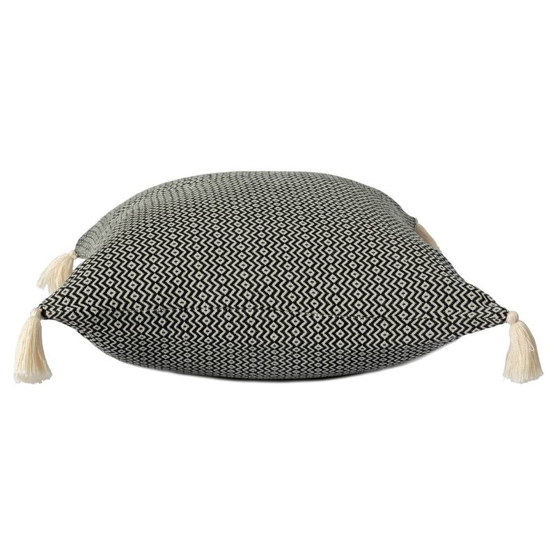 Sevita Casual Chevron Turkish Cotton Throw Pillow