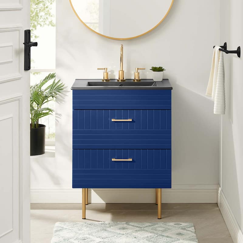 Daybreak 24" Bathroom Vanity - Blue Black