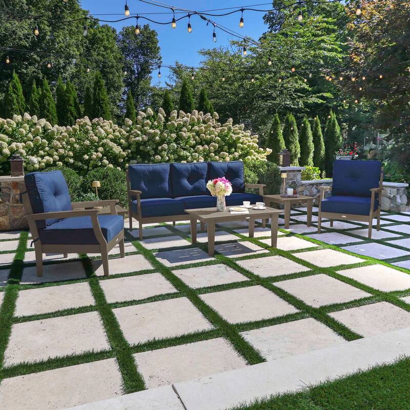 HIGHWOOD Lehigh 6-Piece Couch and Chair Deep Seating Set