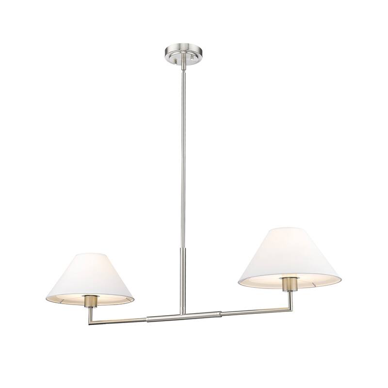 Z-Lite 744-42L Leila 2 Light 42" Wide Linear Chandelier