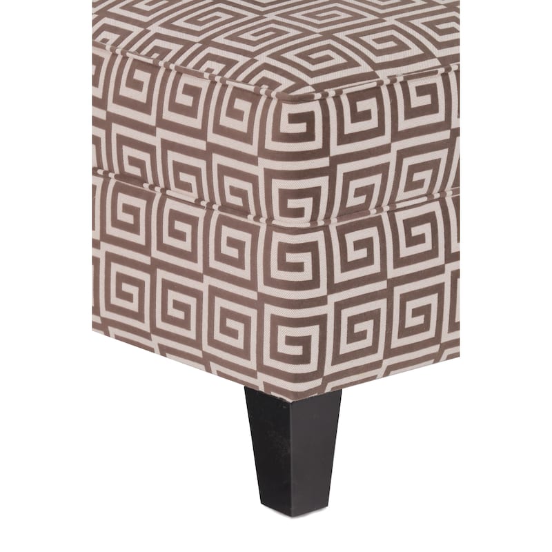 Indoor Upholstered Geometric Slipper Accent Chair