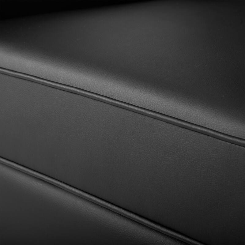 Manual Wing Back Chair Recliner, Solid Wood and Spring Support Accent