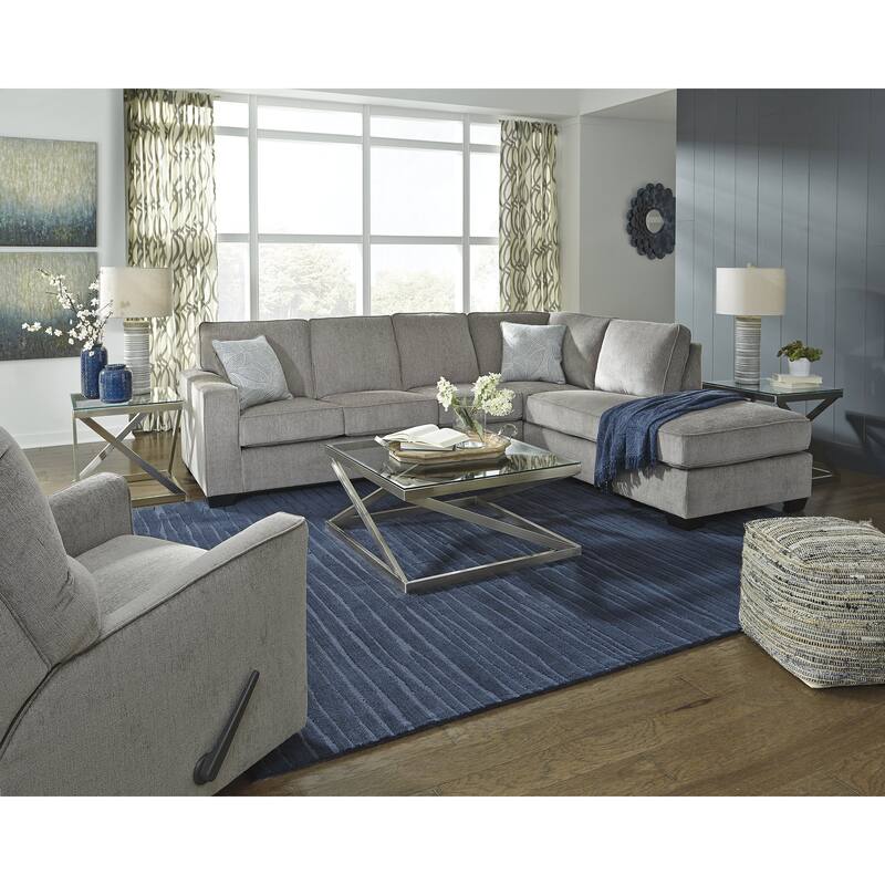 Signature Design by Ashley Altari 2-Piece Sleeper Sectional with Chaise - 110"W x 90"D x 37"H