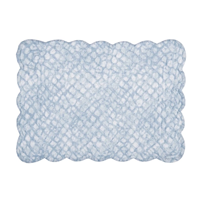 Shoreline Waters Quilted Placemat Set 6