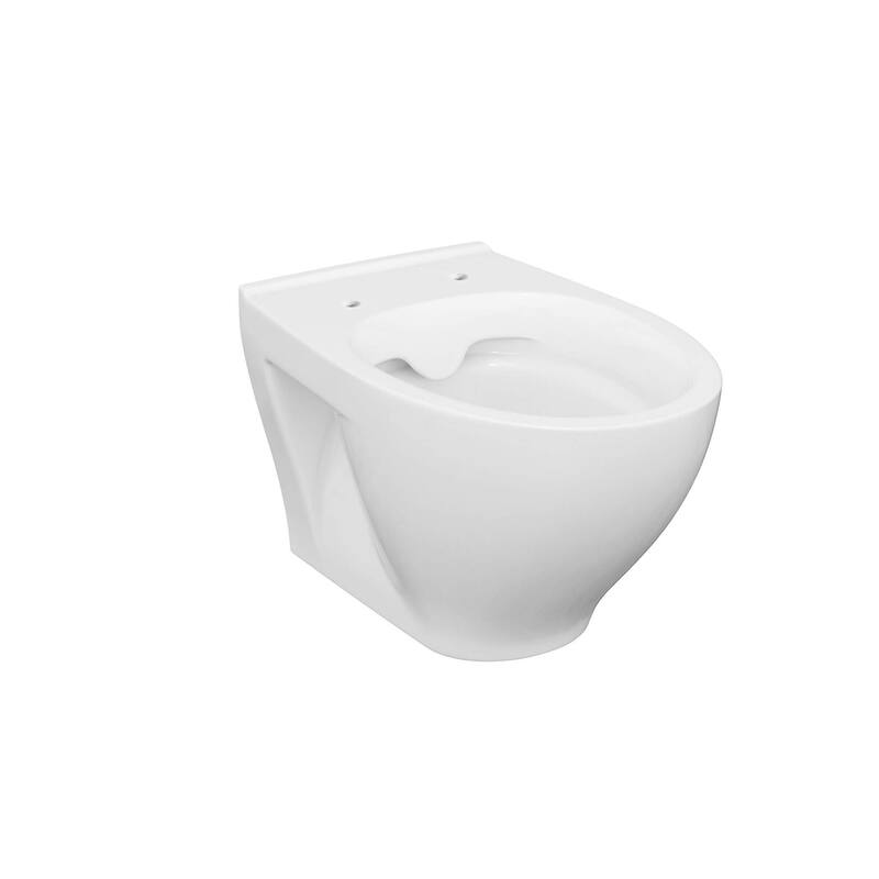Toilet Combo Set - 20" Toilet Bowl With Soft-Close Seat, 2"x 6" Concealed Tank/Carrier System, Push Buttons Included.