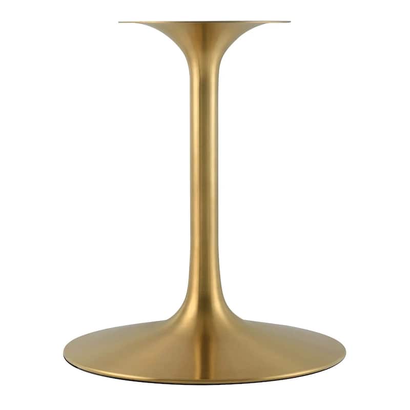 Tulip brass Table Dining base - Gold
