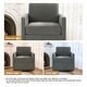 preview thumbnail 16 of 154, Set of 2 Modern Swivel Accent Armchairs Upholstered Arm Chairs