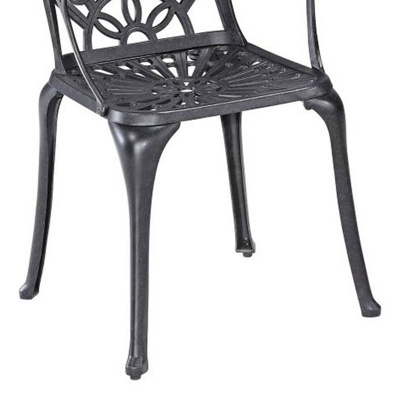 Grenada Outdoor Cast Aluminum Frame Chair Pair by homestyles