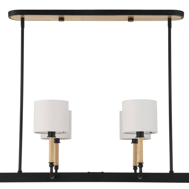 Uttermost Franconia 8 Light Pendant - 48"W x 14"D x 12.5"H