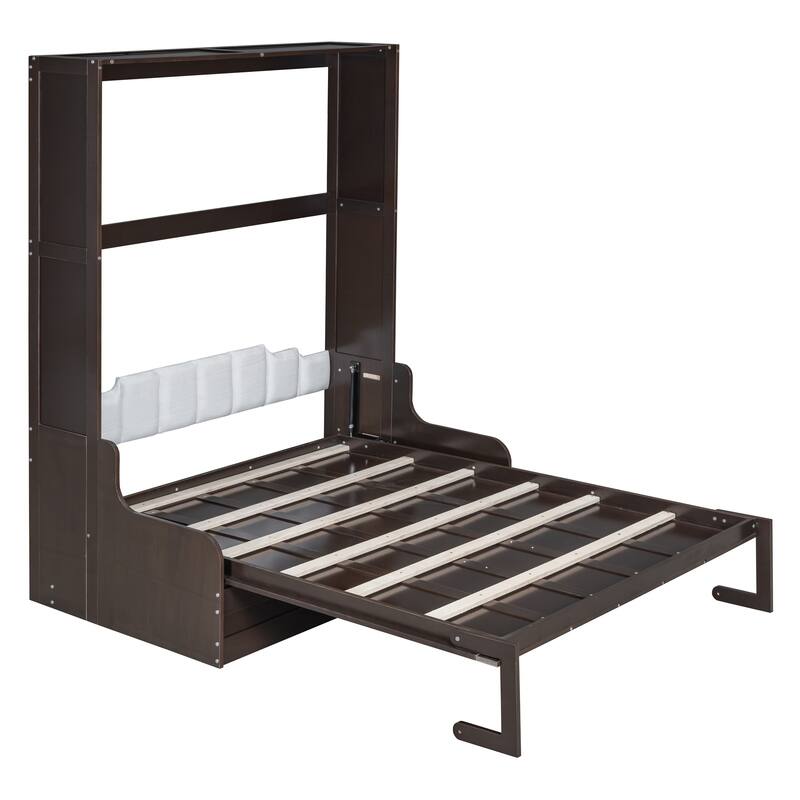 Modern Style Queen Size Multi-function Murphy Bed with Cushion for Bedroom